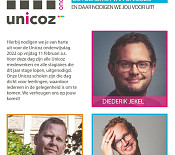Unicoz onderwijsdag, jij komt toch ook?!