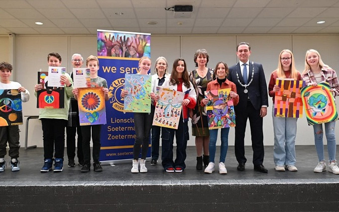 ONC brugklassers doen mee aan internationale Peace Poster Contest