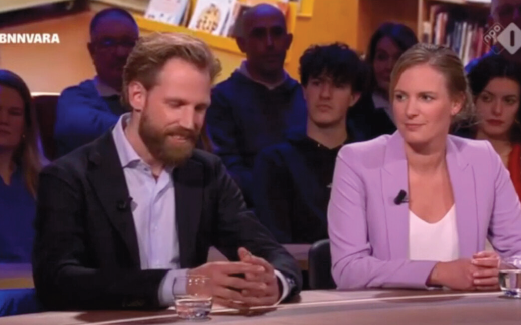 Anna Vreugdenhil (De Regenboog) te gast bij talkshow Khalid & Sophie